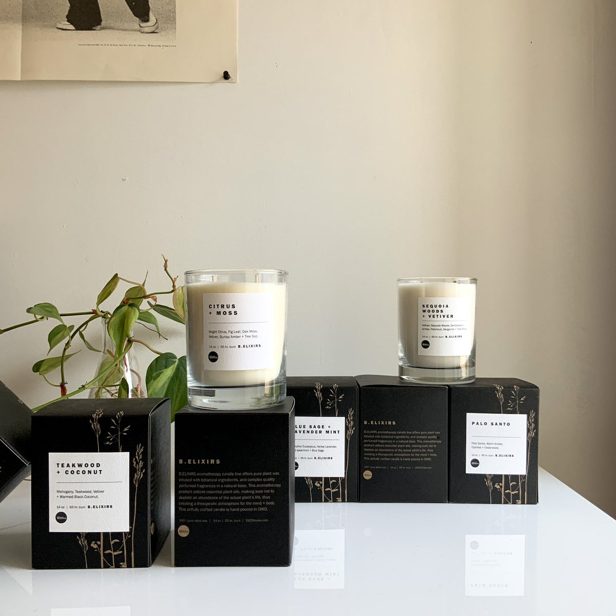 B. Elixir Aromatherapy– 1820 House Candle Company